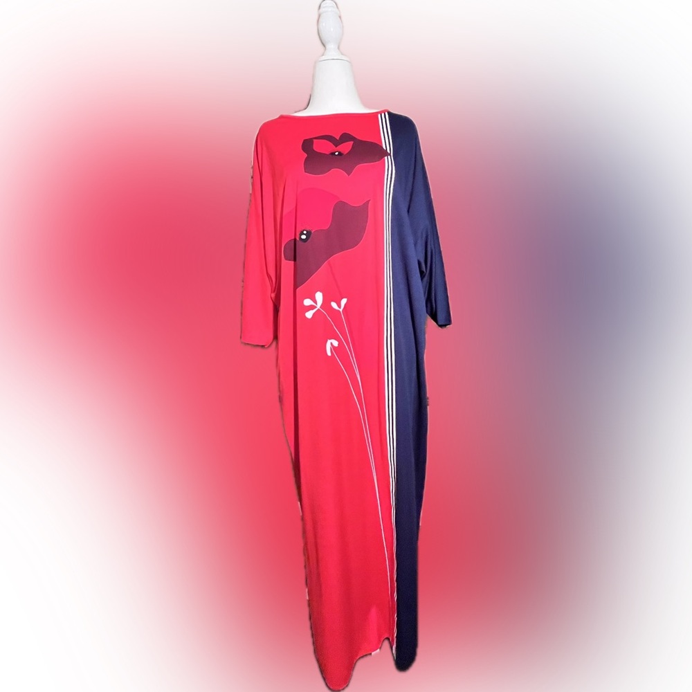 Fabulous one of a kind maxi dress - kaftan  by Alfred Shaheen